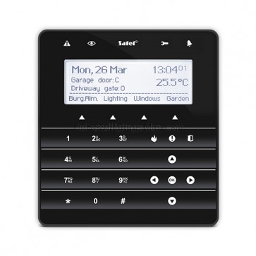 INT-KSG-BSB Zwart InteGra Soft Touch bediendeel