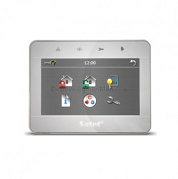 INT-TSG-SSW Zilver Touchscreen bediendeel 4.3" voor InteGra/Versa