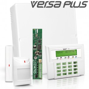VERSA PLUS RF Pack met Groen LCD, incl. RF Module, Draadloos Magneetcontact en Bewegingsmelder